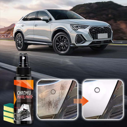 ✨Car Metal Chrome Polish – Rust Remover & Mirror Shine Restorer 🚗🛡️💎