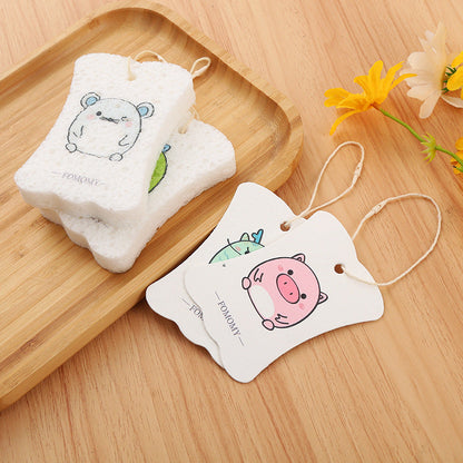 ♻️🌿Natural Printing Wood Pulp Cotton Cloth – 1 Replaces 15 Paper Towels 🧽💸