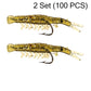 50PCS Luminous Shrimp Lures – Glow in the Dark & Sharp Hooks 🌙✨🦐🎣