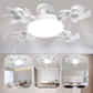 💡🌀Remote-Controlled LED Ceiling Fan Light – Dimmable & Reversible Motor ❄️🏠