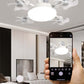 💡🌀Remote-Controlled LED Ceiling Fan Light – Dimmable & Reversible Motor ❄️🏠
