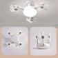 💡🌀Remote-Controlled LED Ceiling Fan Light – Dimmable & Reversible Motor ❄️🏠