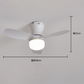 💡🌀Remote-Controlled LED Ceiling Fan Light – Dimmable & Reversible Motor ❄️🏠