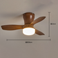 💡🌀Remote-Controlled LED Ceiling Fan Light – Dimmable & Reversible Motor ❄️🏠
