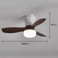 💡🌀Remote-Controlled LED Ceiling Fan Light – Dimmable & Reversible Motor ❄️🏠