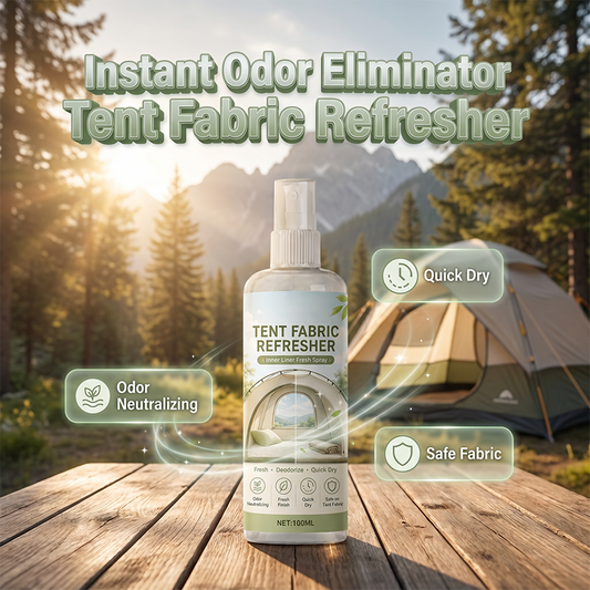 Tent Fabric Refresher – Eliminates Musty Odors at Source 🏕️🚫🦠✨