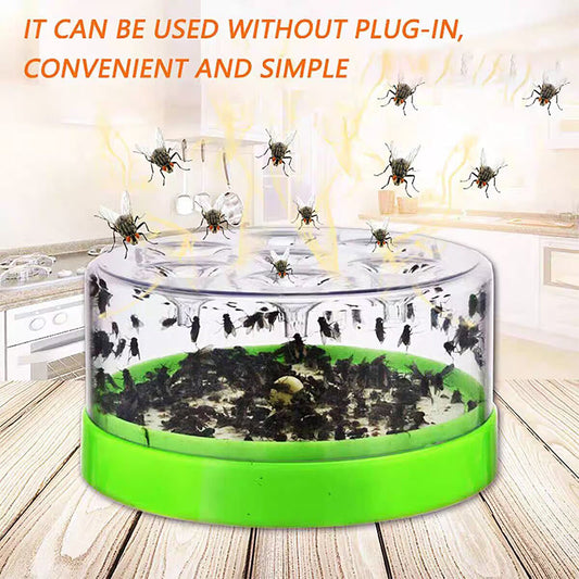 Reusable Non-Electric Fly Trap – Safe for Pets & Kids 🐶👶🚫⚡🪰
