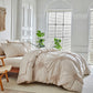 ✨Elegant Pinch Pleat Duvet Cover Set – Hotel Luxury & Timeless Texture 🛏️🏨🎨