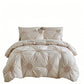 ✨Elegant Pinch Pleat Duvet Cover Set – Hotel Luxury & Timeless Texture 🛏️🏨🎨
