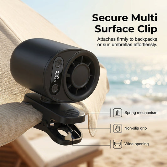 Mini Wearable Neck and Desktop USB Fan