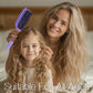 Scalp-Massage Detangler – Anti-Static & No Breakage 💆‍♀️🛡️🚫🩸