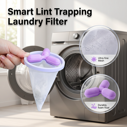🧺🚫🧵 Trapping Laundry Filter – Catch Lint & Hair 🔥50% OFF Today!