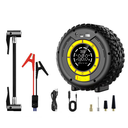 🚗⚡ 2‑in‑1 Car Jump Starter & Tire Inflator – Emergency‑Ready, Practical, Multi‑Purpose ✨