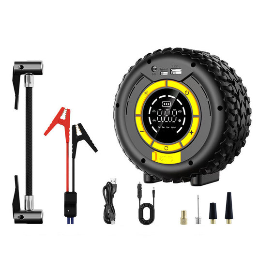 🚗⚡ 2‑in‑1 Car Jump Starter & Tire Inflator – Emergency‑Ready, Practical, Multi‑Purpose ✨