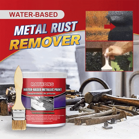 Water-based Metal Rust Remover（With Brush）🔥Buy 2 Free 1