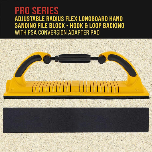 Adjustable Radius Flex Longboard Hand Sanding File Block Hand Grinder