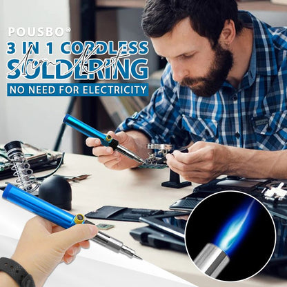 3 In 1 Cordless Soldering Iron Kit