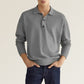 Men's Fashion Casual Loose Lapel Long Sleeve Polo Shirt
