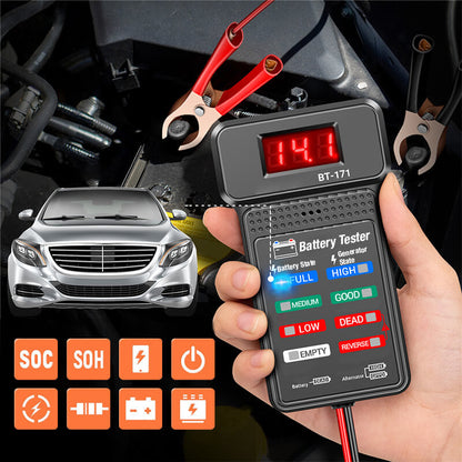 Multi-function car 12V battery tester