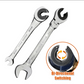 🔥Limted-Time Offer🔥Open Tubing Ratchet Wrench (Fixed Head-Flexible Head 2 IN 1)