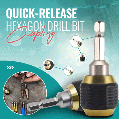 Quick-release Hexagon Drill Bit Coupling