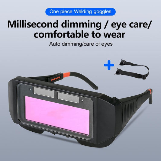 Auto Dimming Welding Glasses(With 5 lenses)