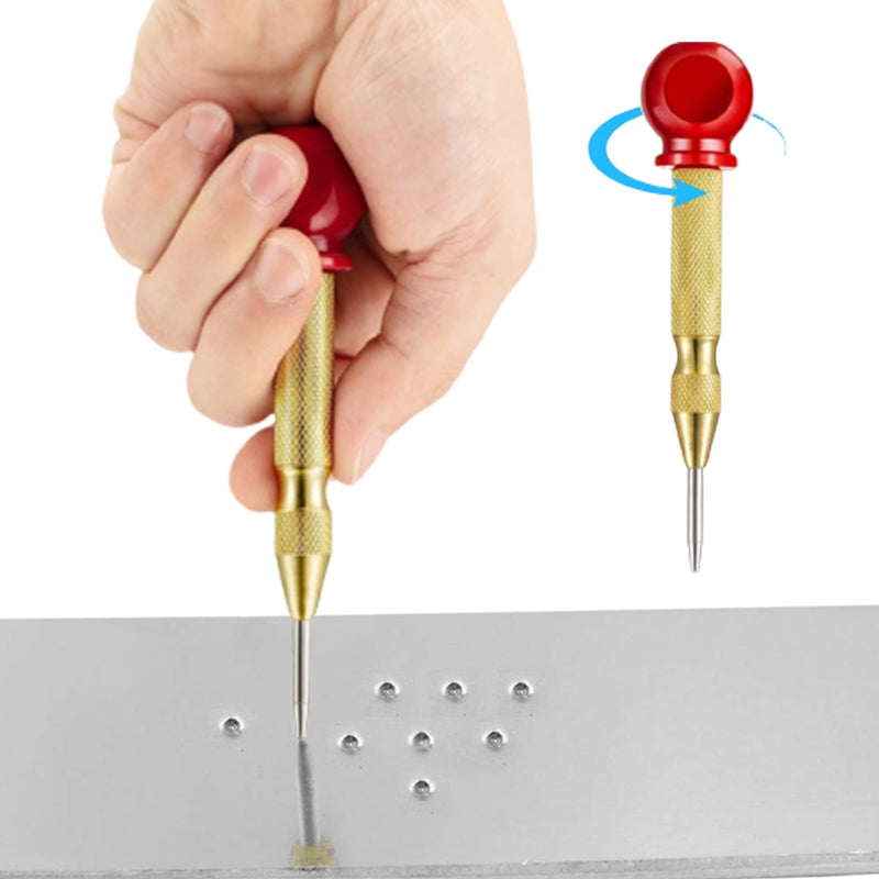 5-Inch High Hardness Spring Loaded Automatic Center Punch – ahtopmall