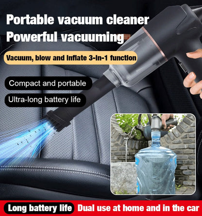 🏆Blow, Vacuum and Inflate all-in-one Cordless Vacuum Cleaner for Home and Car-Free Shipping