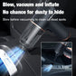 🏆Blow, Vacuum and Inflate all-in-one Cordless Vacuum Cleaner for Home and Car-Free Shipping