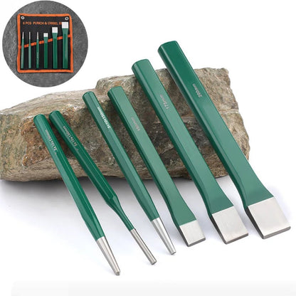 6pcs Punch & Chisel Set